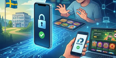 Inbyggd ålderskontroll på licensierade BankID-casinon