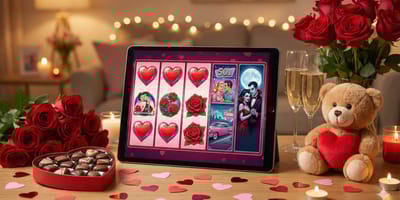 Fira alla hjärtans dag med romantiska slots