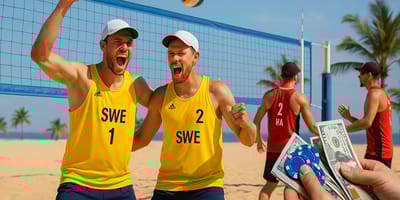 Guld och silver i beachvolley – så funkar betting på sporten