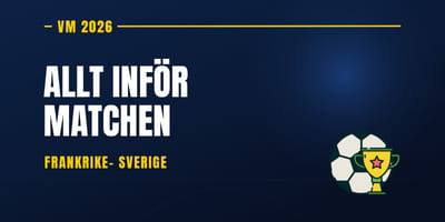 Frankrike - Sverige: odds & analys inför sextondelsfinalen