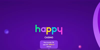 Efterlängtad välkomstbonus på 100 % hos Happy Casino
