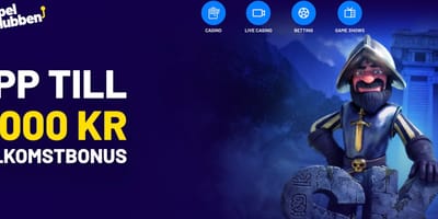 Ny välkomstbonus på upp till 5 000 kronor hos Spelklubben