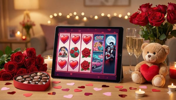 Fira alla hjärtans dag med romantiska slots