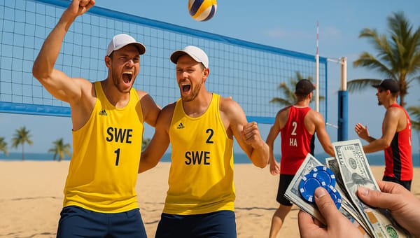 Guld och silver i beachvolley – så funkar betting på sporten