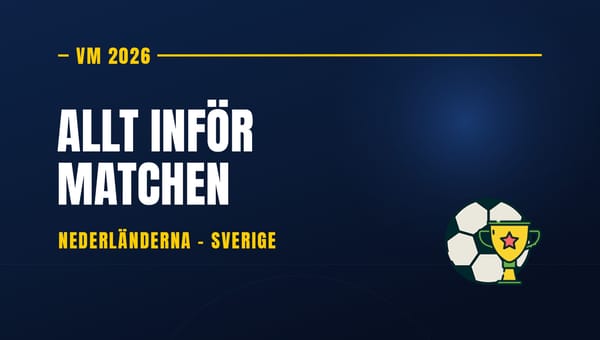 Nederländerna - Sverige: odds & analys inför matchen