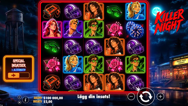Nya Killer Night slot lanseras exklusivt på Cherry Casino