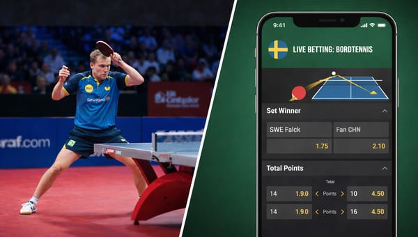 Starkt år för svensk bordtennis – så funkar betting på pingis