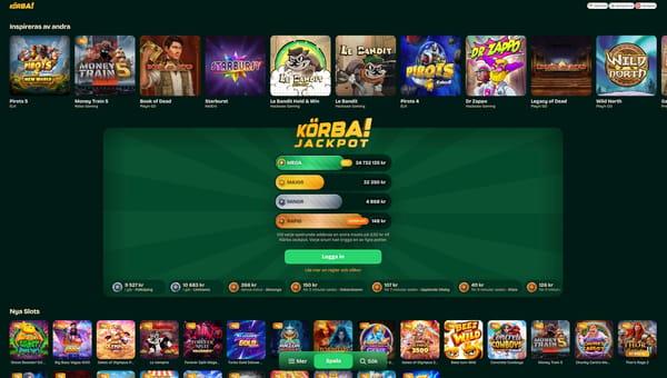 PAF lanserar nytt: Körba Casino med progressiva jackpottar