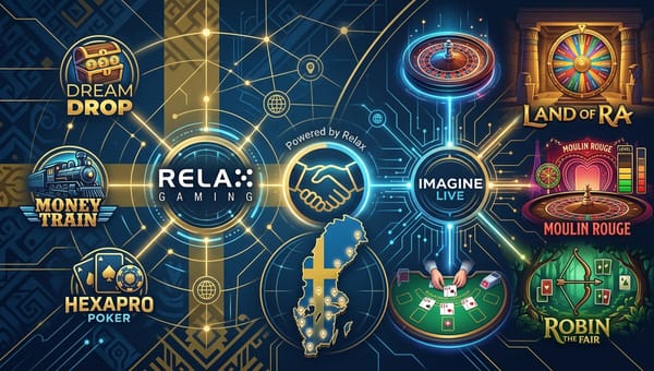 Samarbete med Imagine Live ger Relax Gaming fler livespel