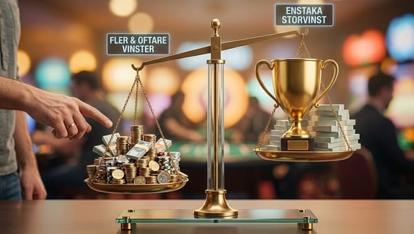 Undersökning: Vill spelare vinna oftare hellre än stort?