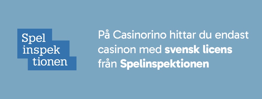 Endast casinon med svensk licens