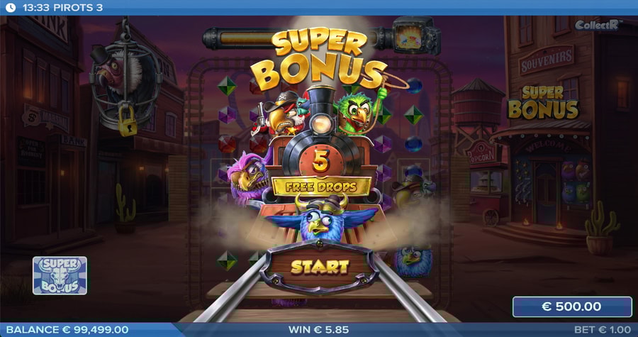 Bonusläget i Pirots 3