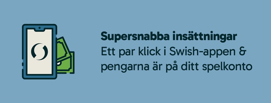 Supersnabba insättningar med Swish