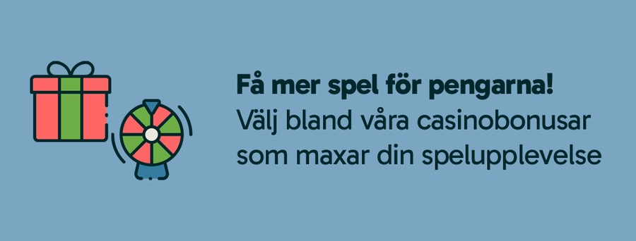 Maxa spelupplevelsen med en casino bonus