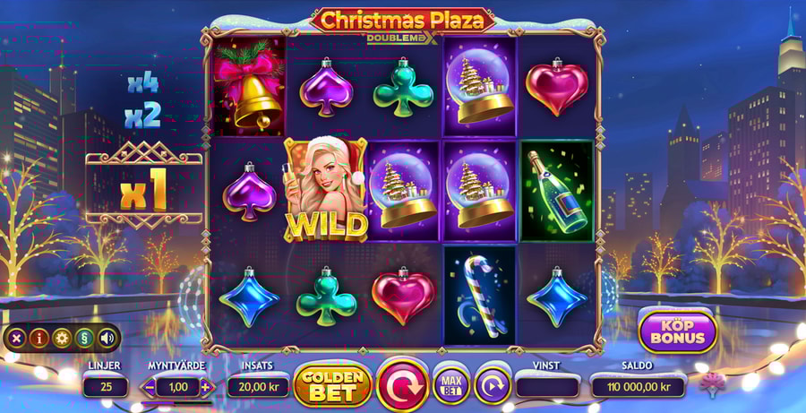 Christmas Plaza DoubleMax från Yggdrasil
