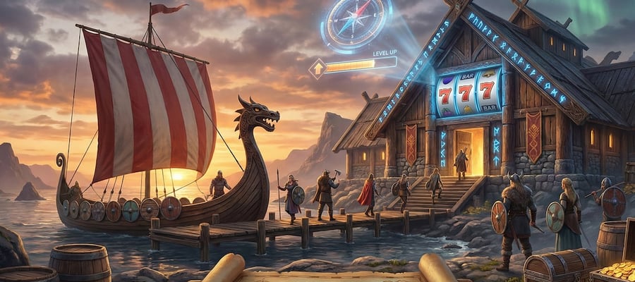 Spelare bjuds på äventyr när vikingar intar nätcasinona