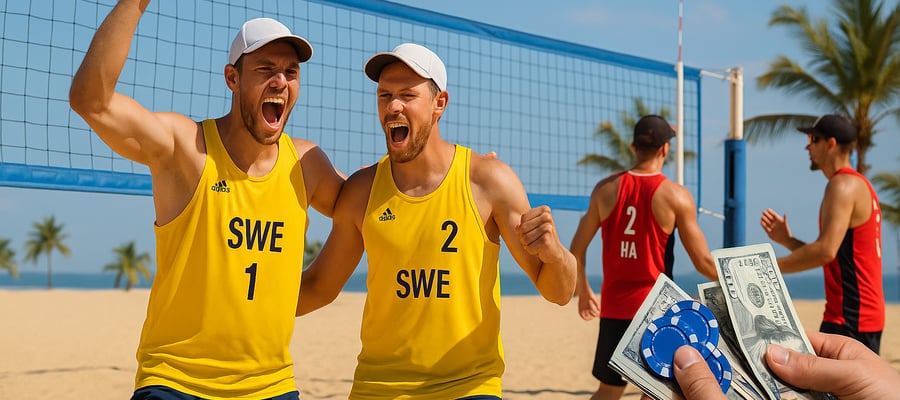 Guld och silver i beachvolley – så funkar betting på sporten