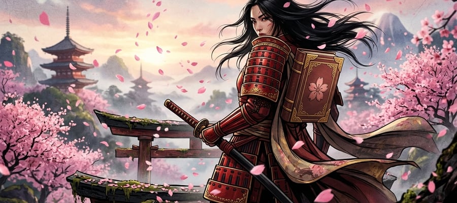 Ikonisk samurajkvinna är tillbaka i nya Book of Sakura slot