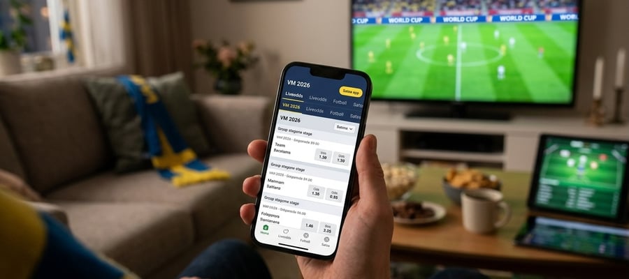 På vilka svenska spelsidor finns betting på FIFA VM?