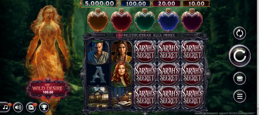 10 frågor om Immortal Romance Sarah’s Secret Power Combo