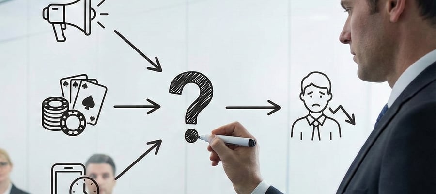 Driver reklam, utbud och tillgänglighet på problemspelande?