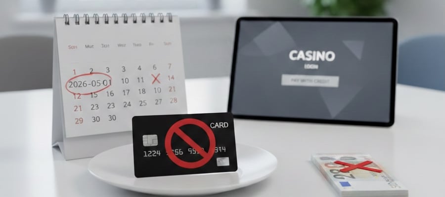 Skarpare förbud mot casino på kredit nu klubbat