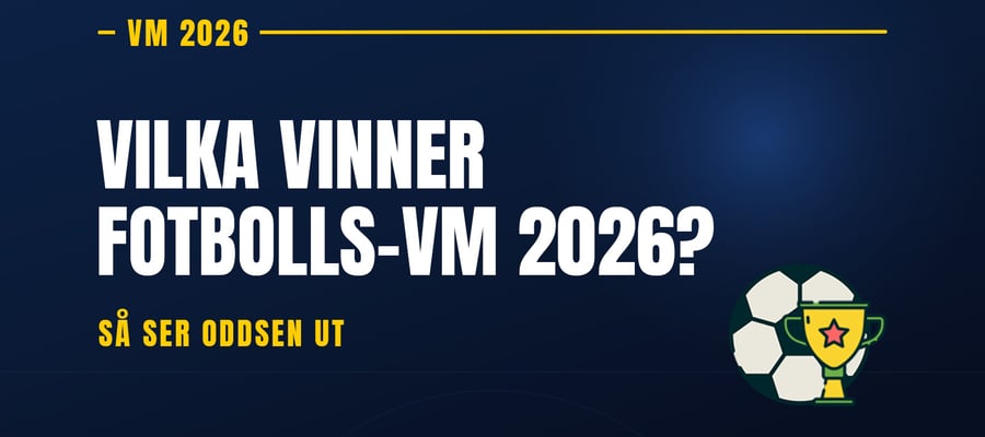 Vilka vinner fotbolls-VM 2026 [odds]
