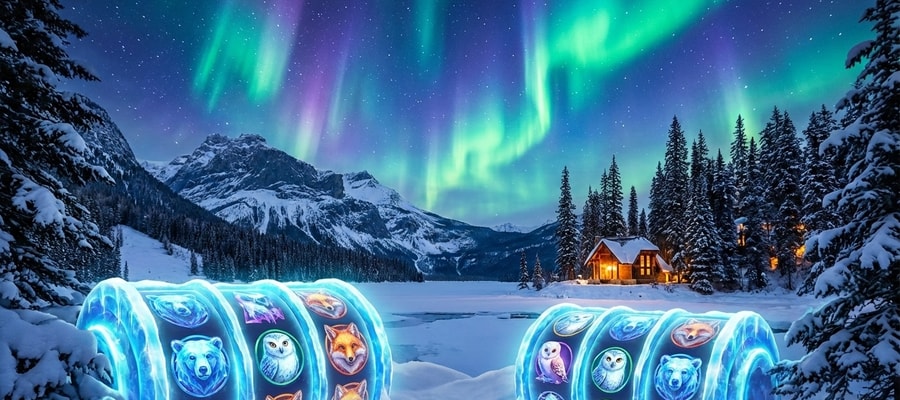 Upptäck magiska norrskensslots i vinteräventyr på casinon