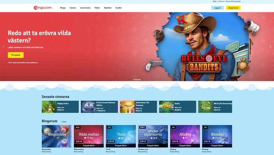 Bingo.com Screenshot