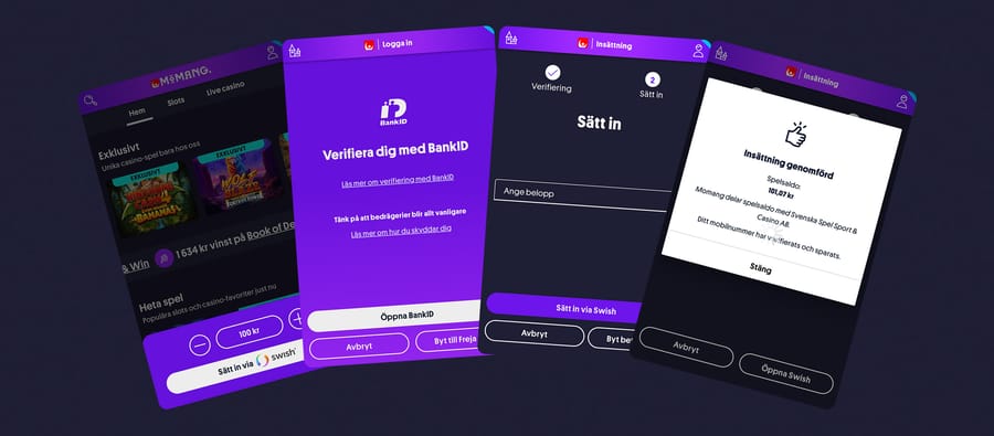 Momang Casino startsida