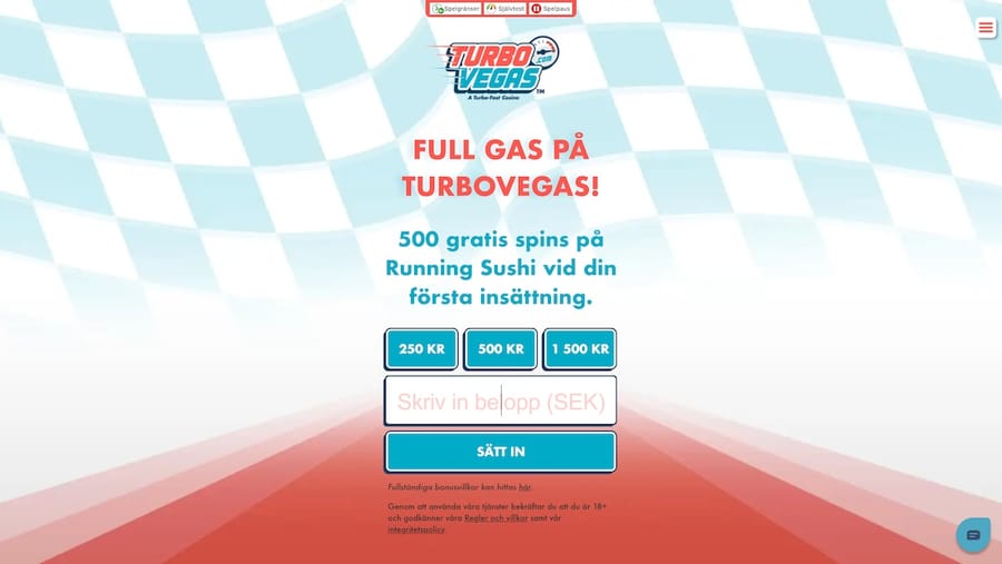 Turbo Vegas Startsida