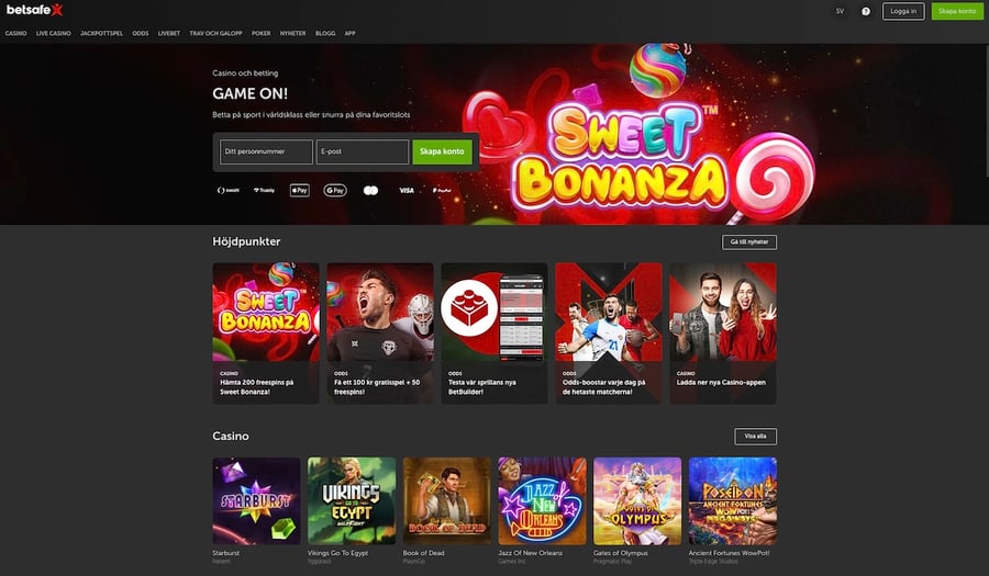 Betsafe Screenshot